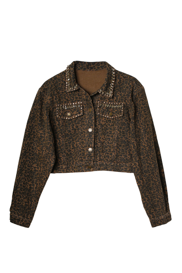 CRYSTAL LEOPARD JACKET