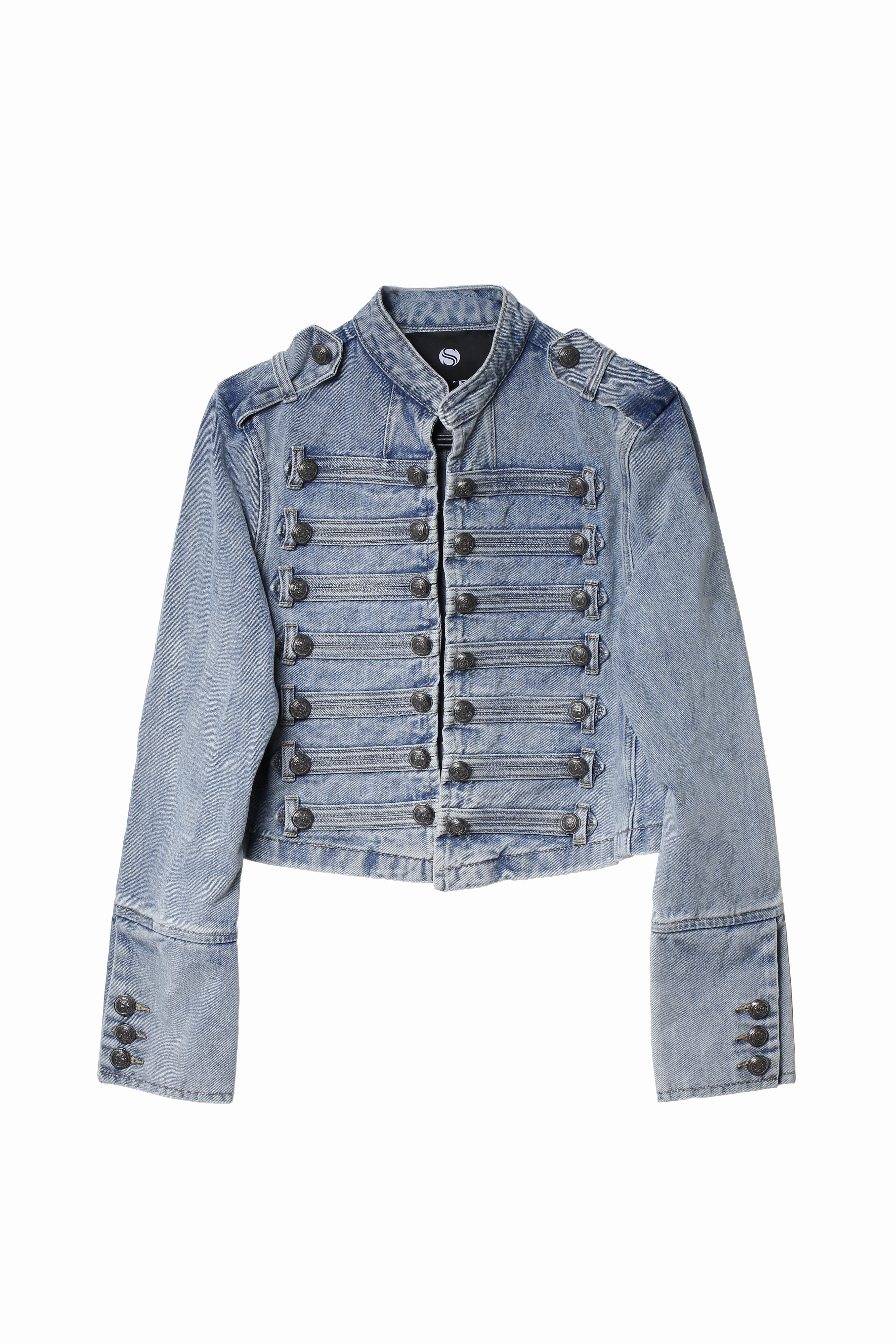 ジャケット・アウター Women's denim Napoleon Jacket DENIM NAPOLEON JACKET – Seta Apparel