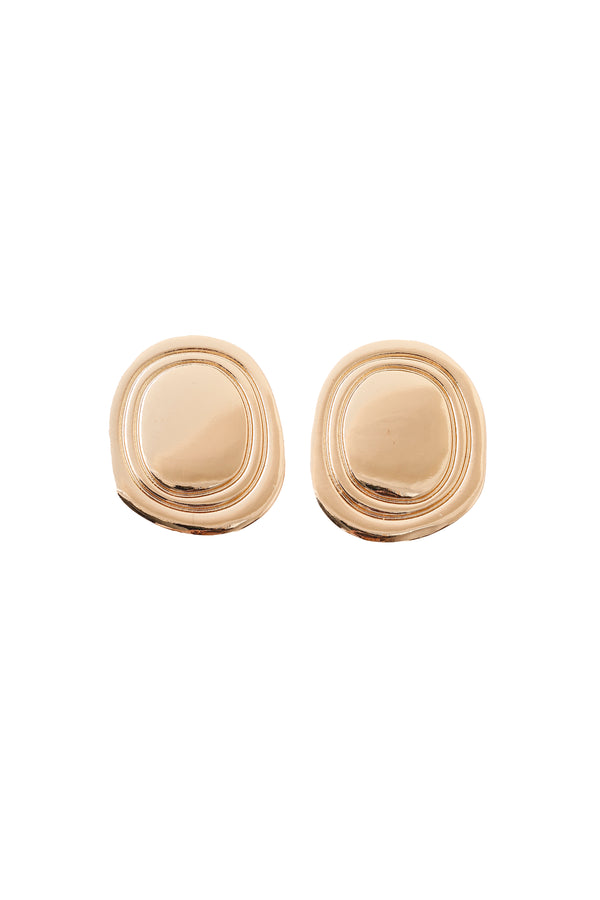 GOLD CIRCLE EARRINGS