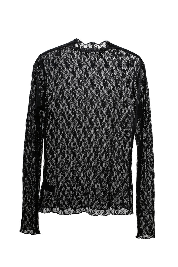 LACE SWEATER BLACK