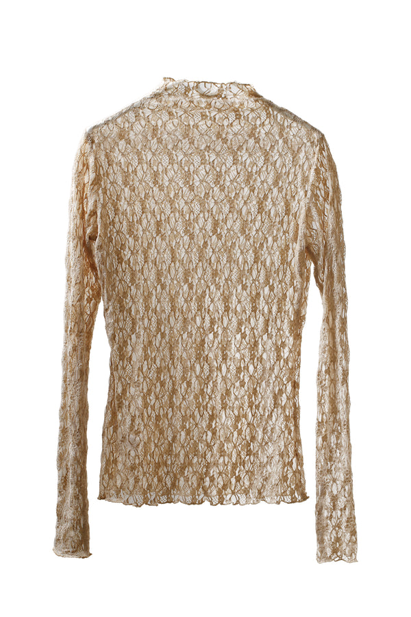 LACE SWEATER NUDE