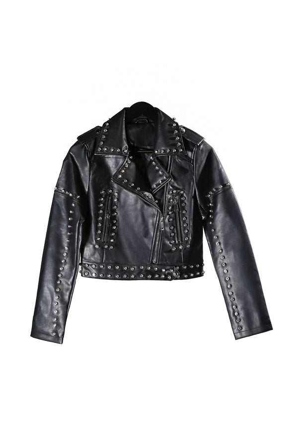STARRY LEATHER JACKET