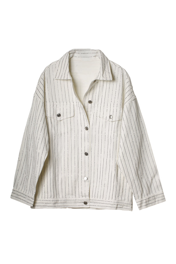 WHITE CHAIN JACKET