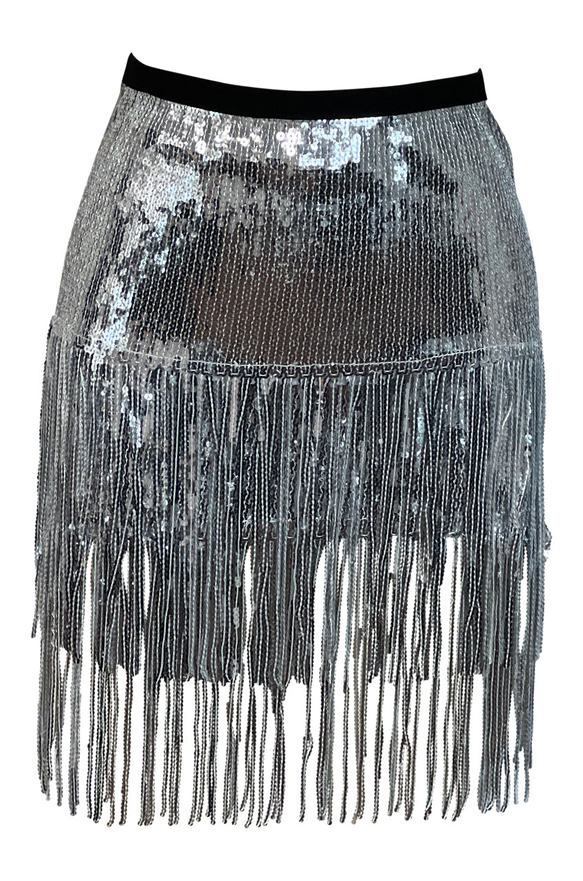 DIAMOND FRINGE SKIRT - SETA APPAREL – Seta Apparel